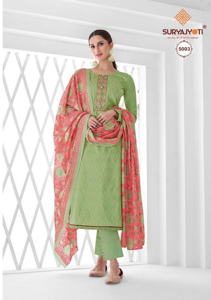 Nushrat Vol 5 Suryajyoti Jaam Satin Pant Style Suits