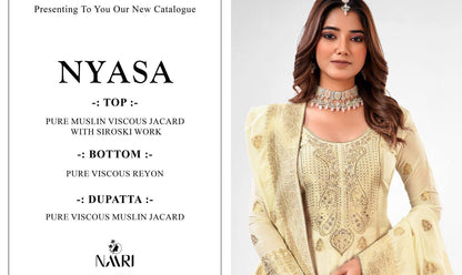 Nyasa Naari Pure Muslin Plazzo Style Suits