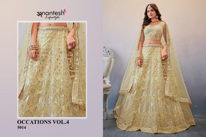 Occations Vol 4 Anantesh Butterfly Net Lehenga Choli