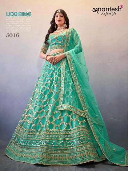Occations Vol 4 Anantesh Butterfly Net Lehenga Choli