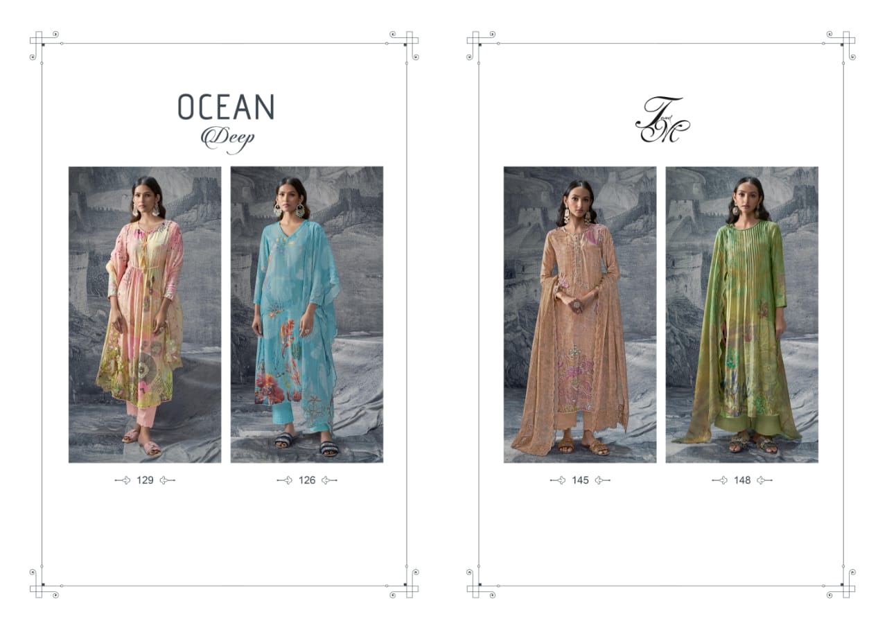 Ocean Deep Tm Muslin Pant Style Suits