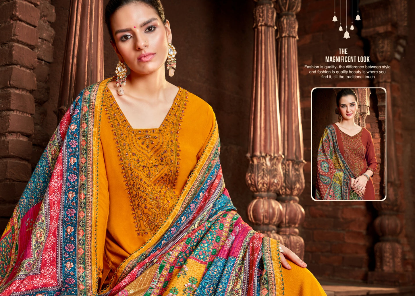 Ocean Edition 3 Alok Viscose Rayon Pant Style Suits