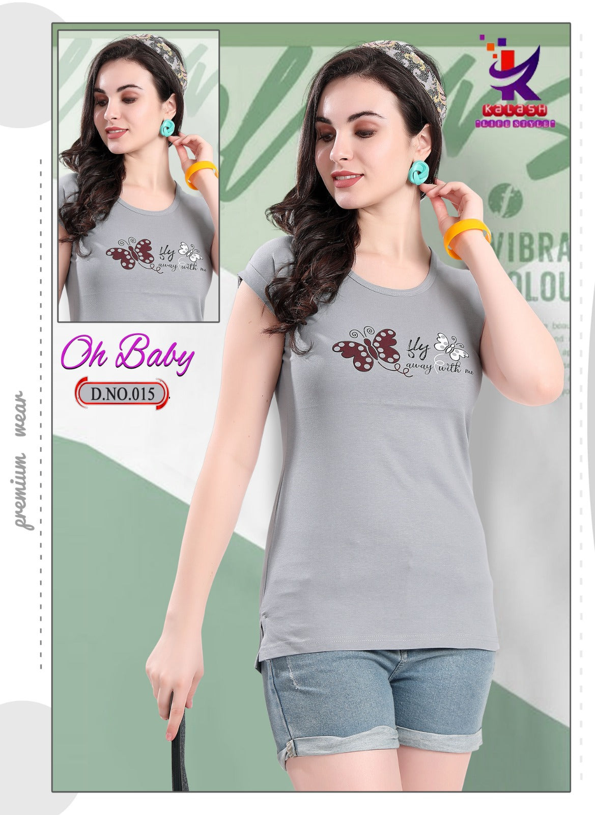 Oh Baby Mlm Kalash Lifestyle Cotton Women Tshirt