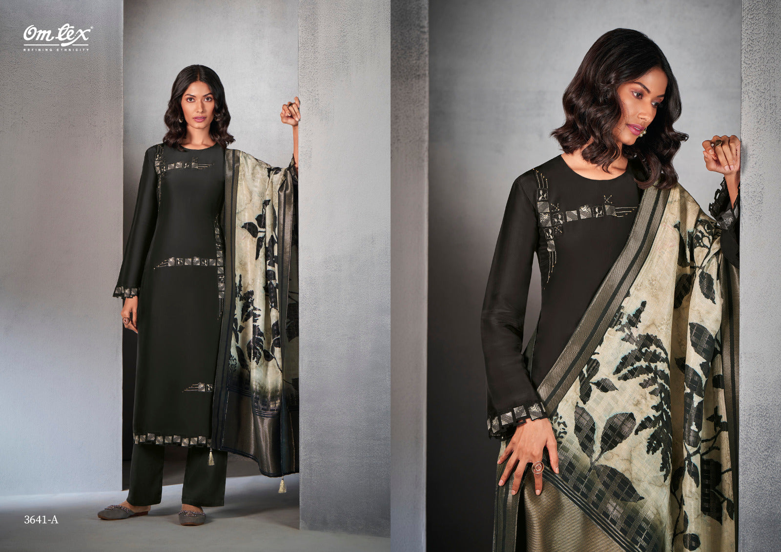 Oksana Omtex Organza Pant Style Suits