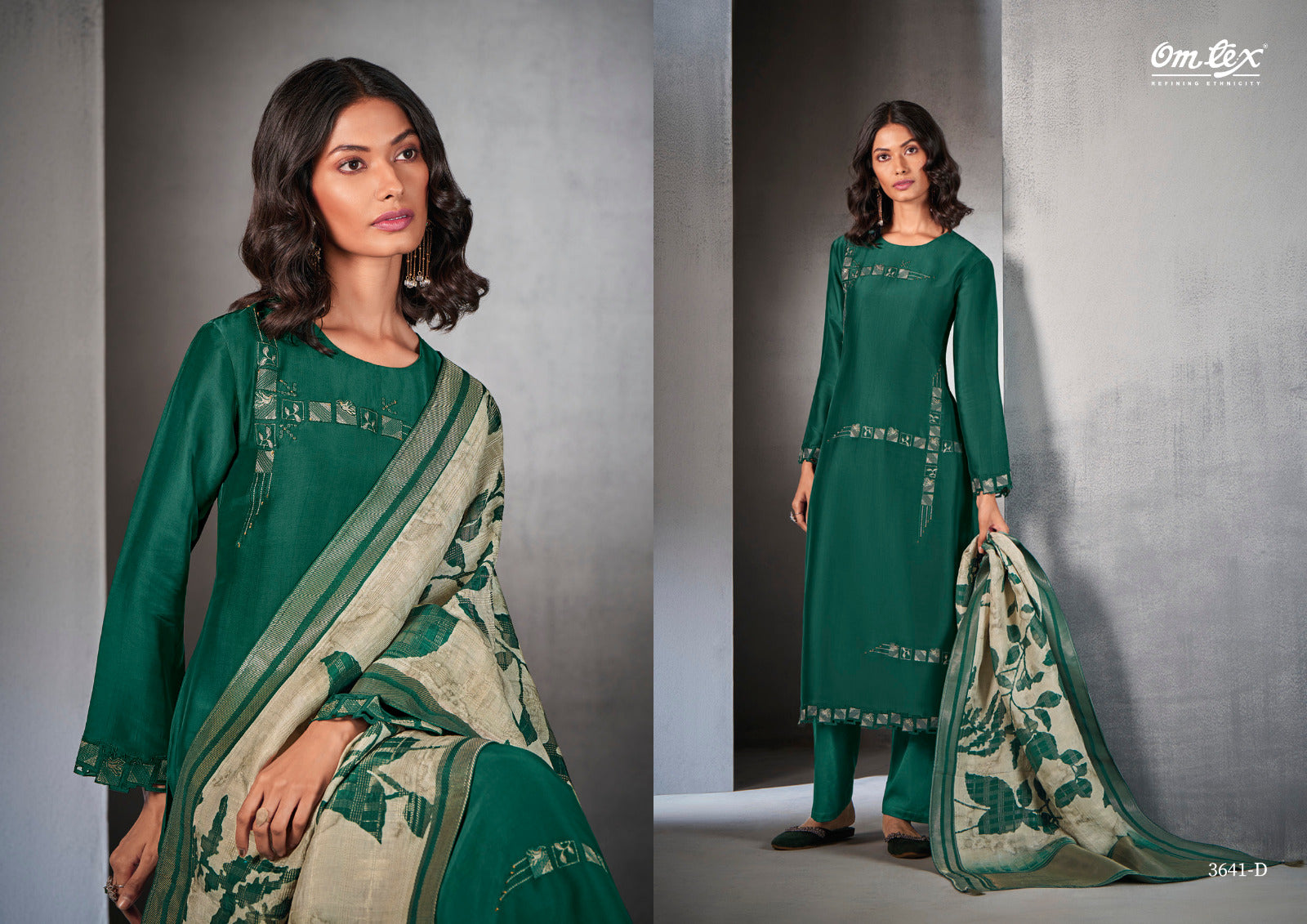 Oksana Omtex Organza Pant Style Suits