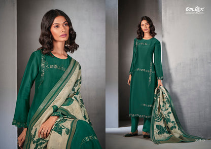 Oksana Omtex Organza Pant Style Suits