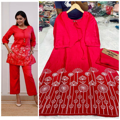 Ola Qubo Rayon-Cotton Co Ord Set