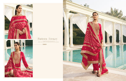 Olive-2 Zisa Silk Pant Style Suits