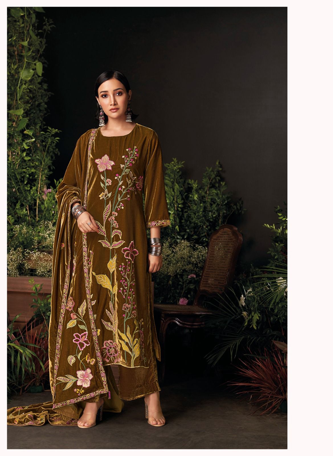 Ophelia Ganga Velvet Suits