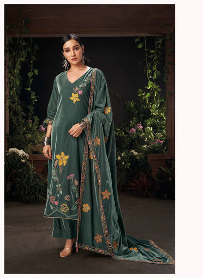 Ophelia Ganga Velvet Suits