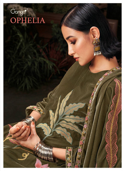 Ophelia Ganga Velvet Suits
