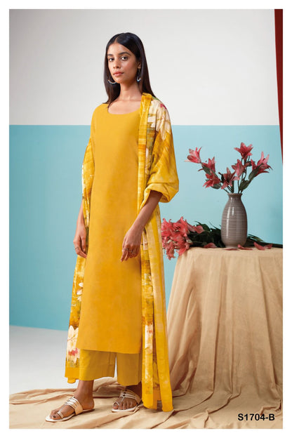 Ora-1704 Ganga Cotton Plazzo Style Suits