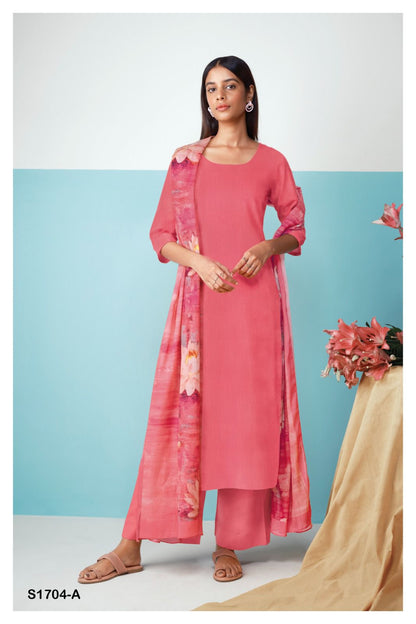 Ora-1704 Ganga Cotton Plazzo Style Suits