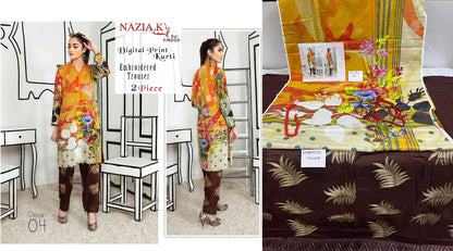 Original Pakistani Firdos Viscose Top Bottom Set