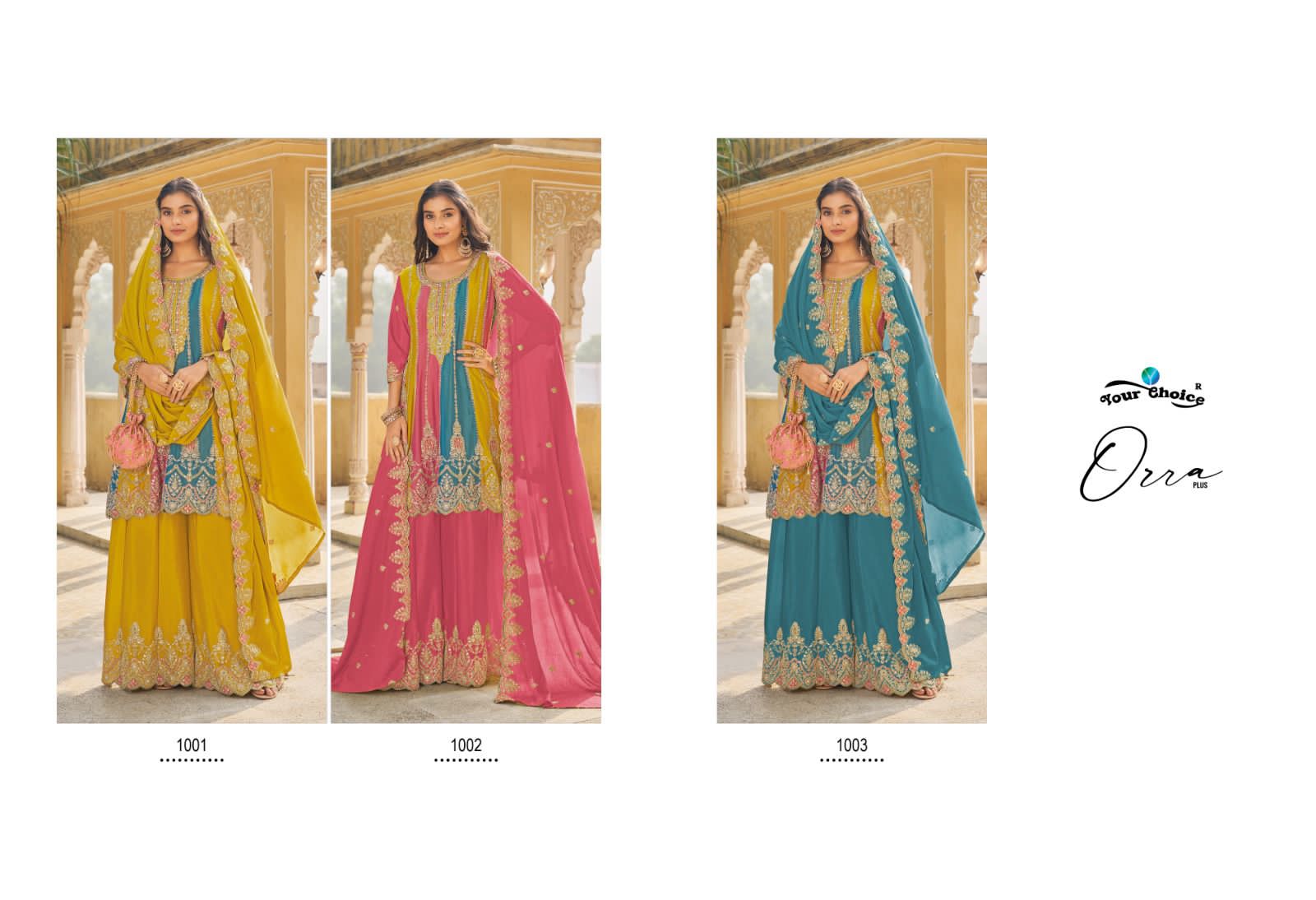 Orra Plus Your Choice Chinon Pakistani Readymade Suits