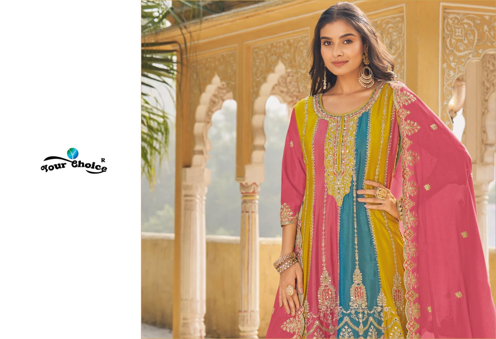 Orra Plus Your Choice Chinon Pakistani Readymade Suits