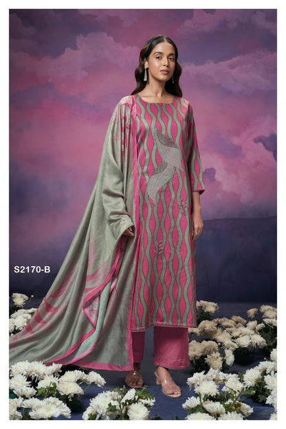 Ottilie 2170 Ganga Cotton Silk Plazzo Style Suits