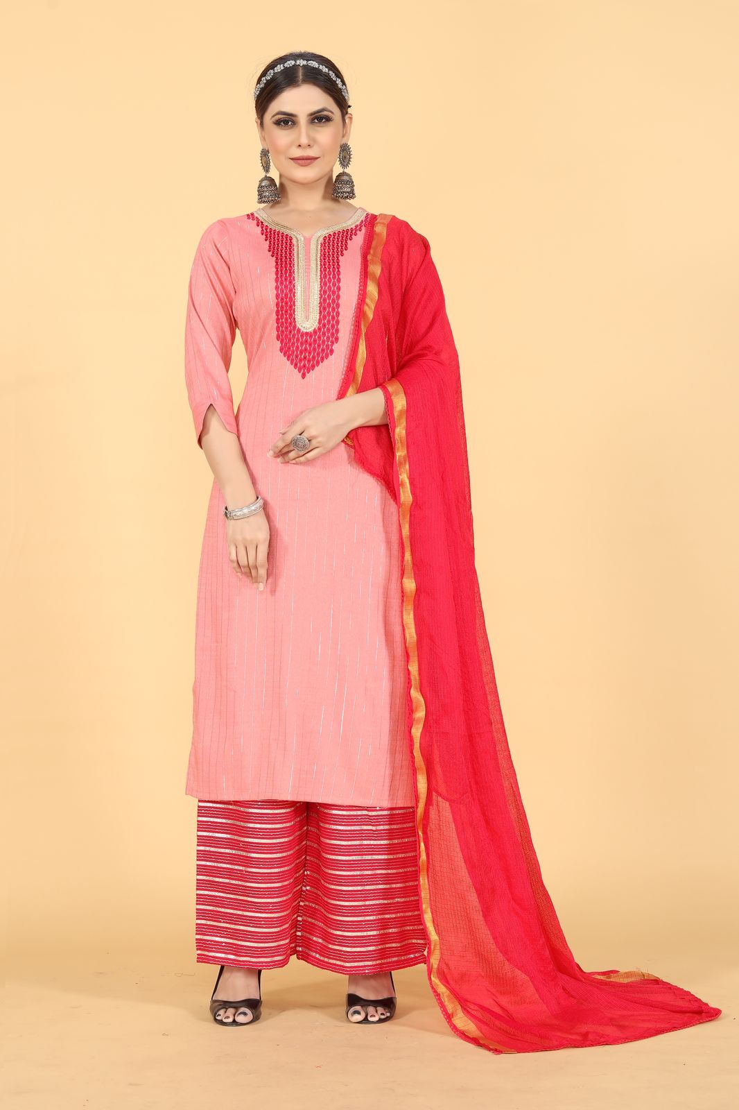 Padmavati One Seamore Rayon Readymade Pant Style Suits