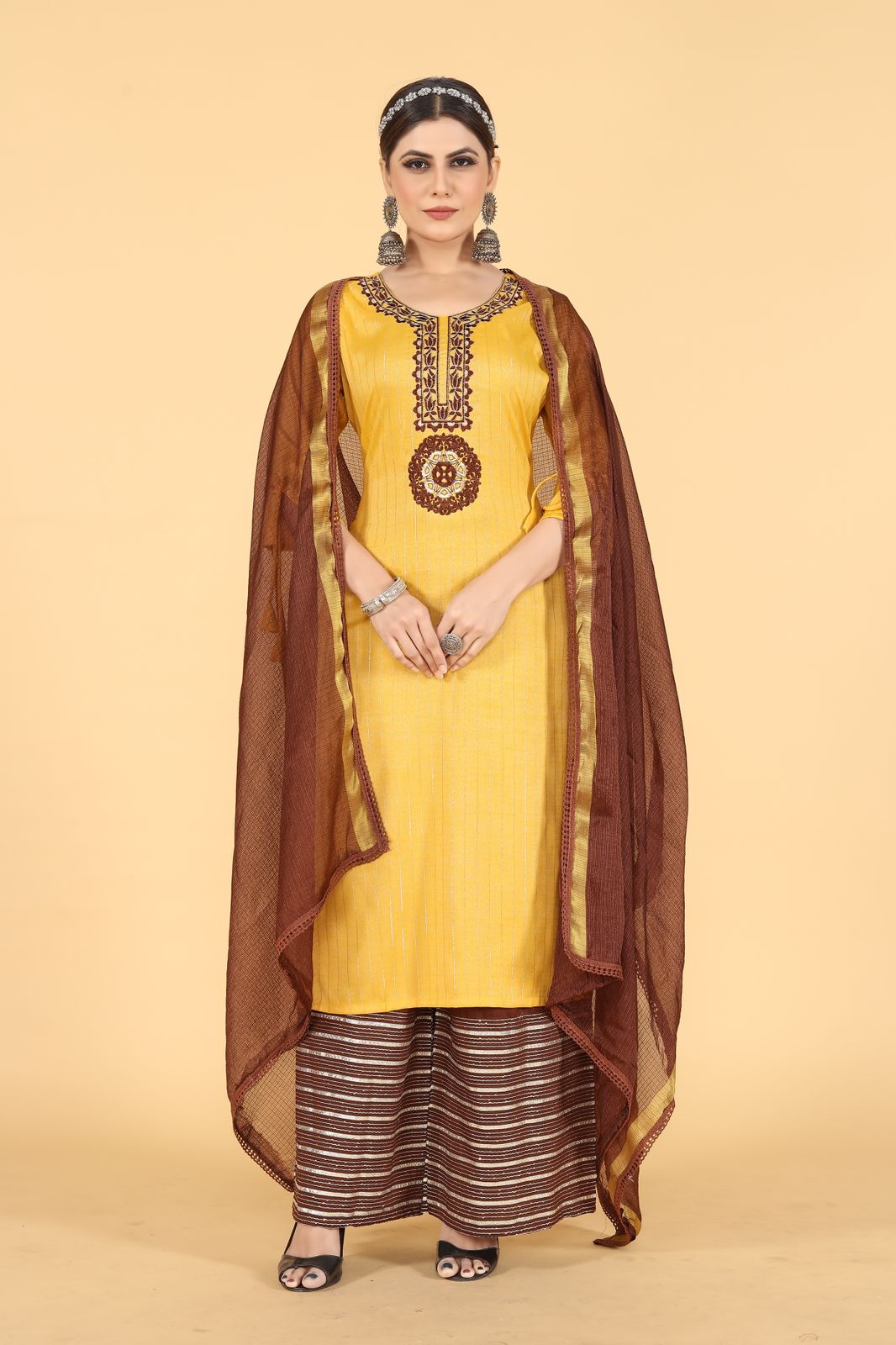 Padmavati One Seamore Rayon Readymade Pant Style Suits