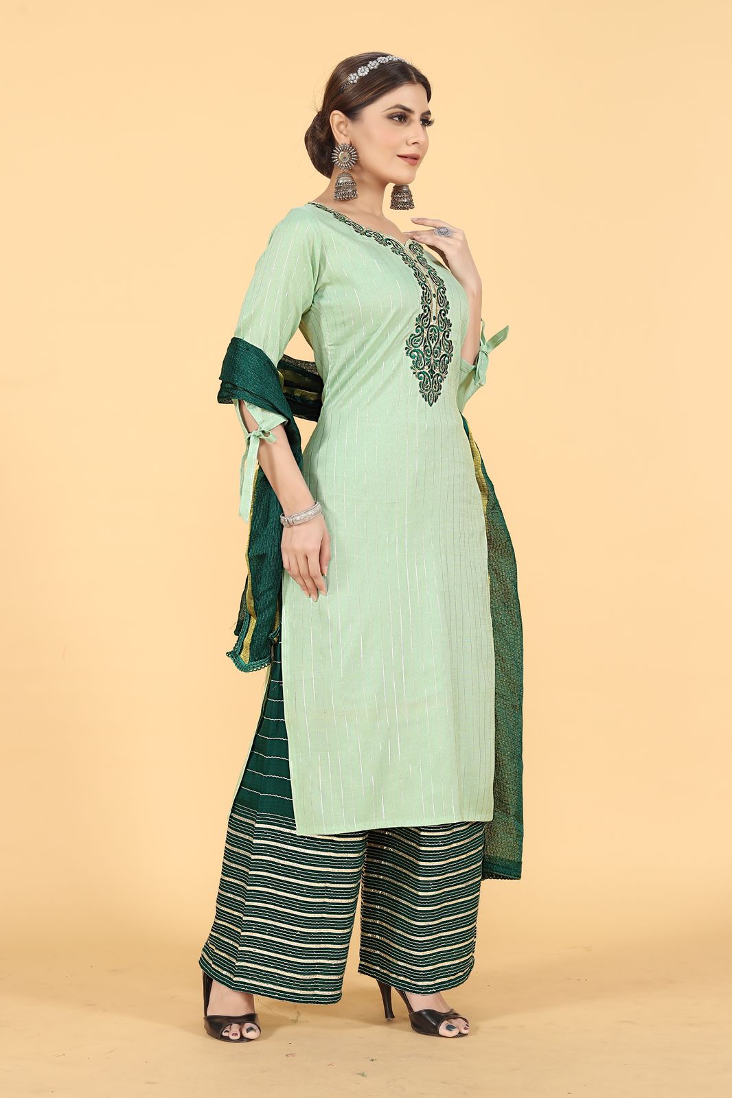 Padmavati One Seamore Rayon Readymade Pant Style Suits