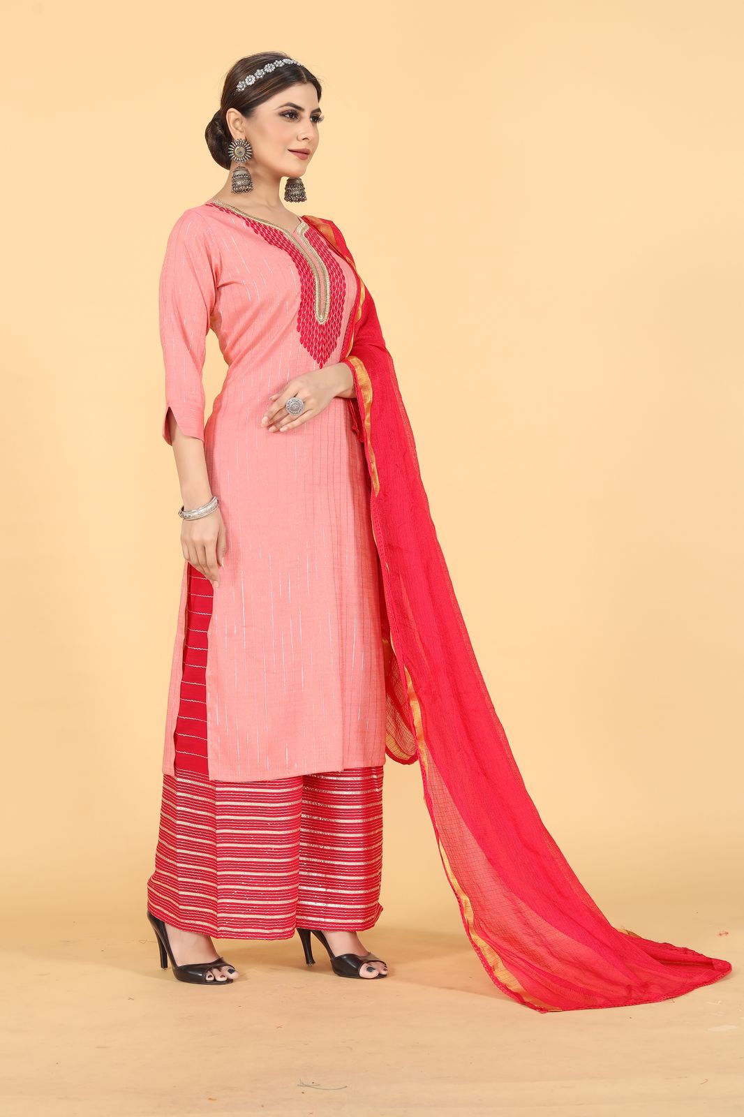 Padmavati One Seamore Rayon Readymade Pant Style Suits