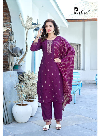 Pahal Colors Premnath Silk Readymade Pant Style Suits