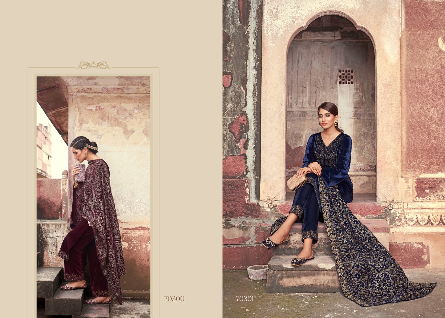 Pakeezah Vol 4 Riana Velvet Suits