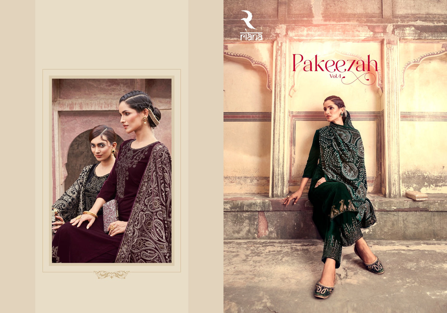 Pakeezah Vol 4 Riana Velvet Suits