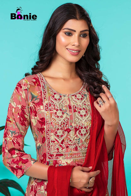 Pakhi Bonie Rayon Readymade Pant Style Suits