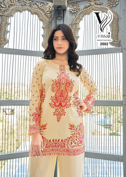 Pakistani Style V.Raaji Co Ord Set