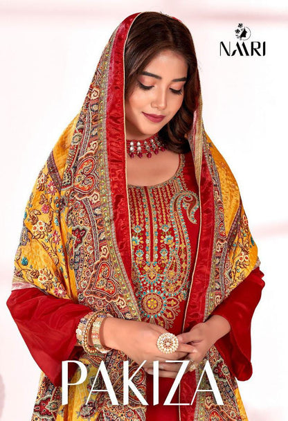 Pakiza Naari Crape Plazzo Style Suits