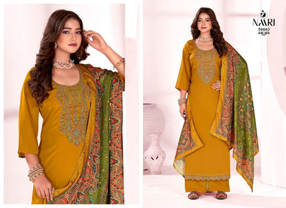 Pakiza Naari Crape Plazzo Style Suits
