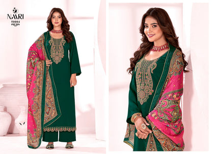Pakiza Naari Crape Plazzo Style Suits