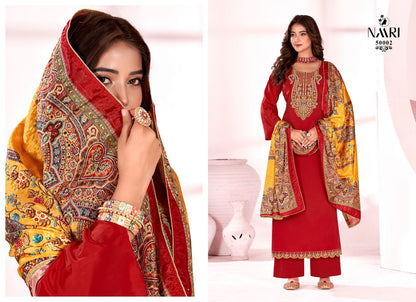 Pakiza Naari Crape Plazzo Style Suits