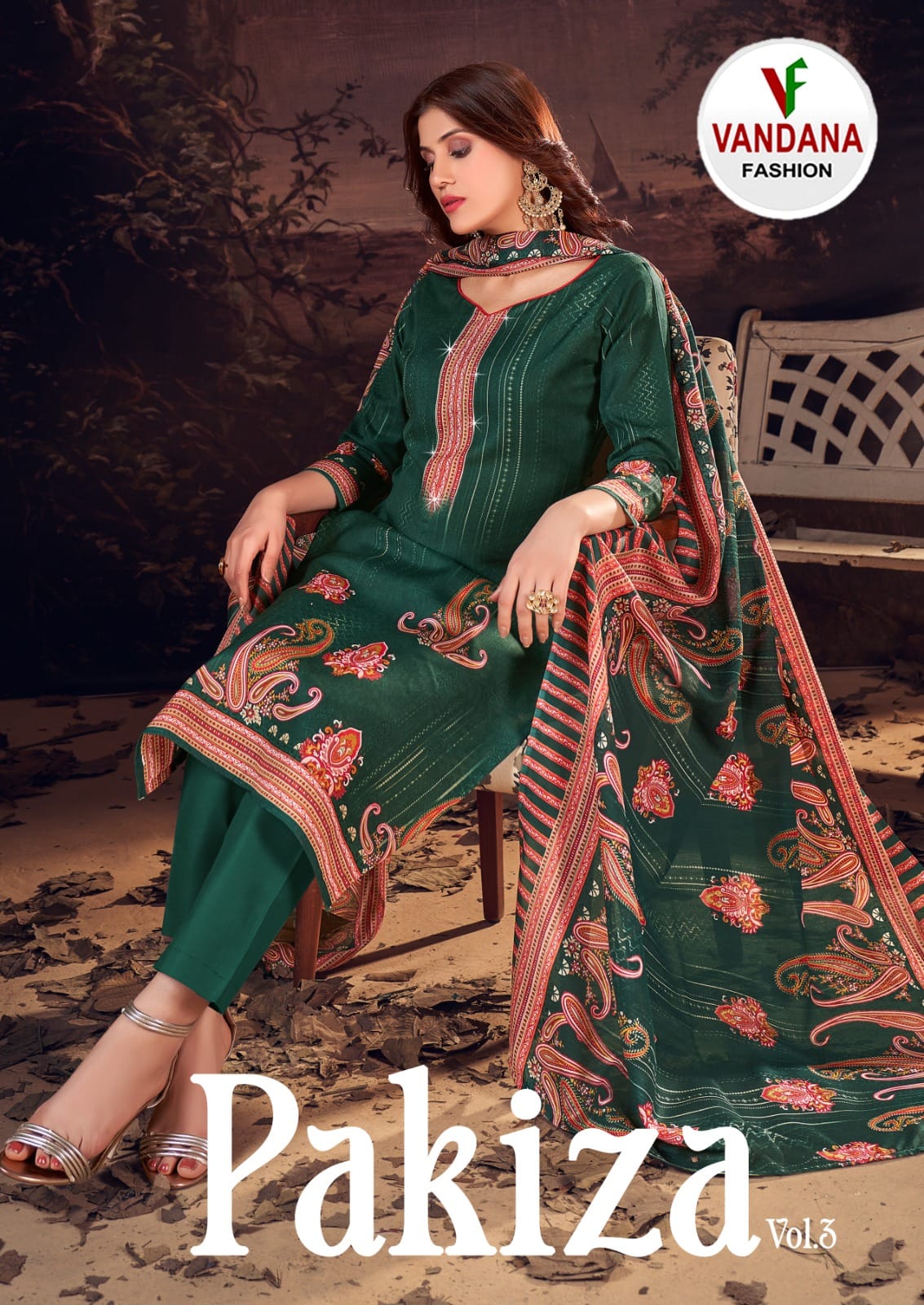 Pakiza Vol 3 Vandana Soft Cotton Pant Style Suits