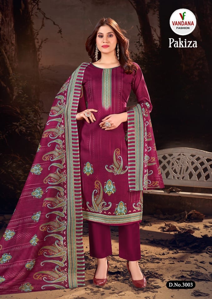 Pakiza Vol 3 Vandana Soft Cotton Pant Style Suits