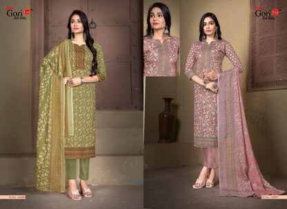 Pakizaa Vol 16 Shiv Gori Silk Mills Cotton Pant Style Suits