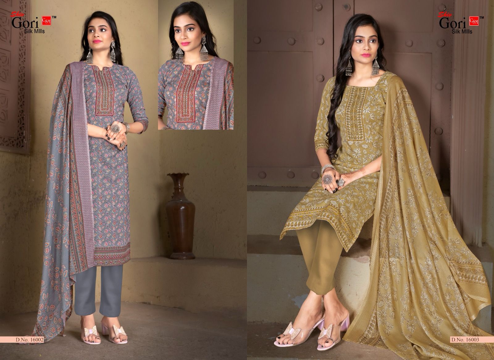Pakizaa Vol 16 Shiv Gori Silk Mills Cotton Pant Style Suits