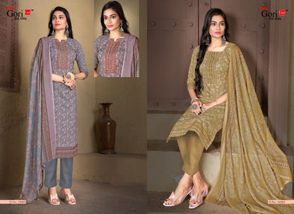 Pakizaa Vol 16 Shiv Gori Silk Mills Cotton Pant Style Suits
