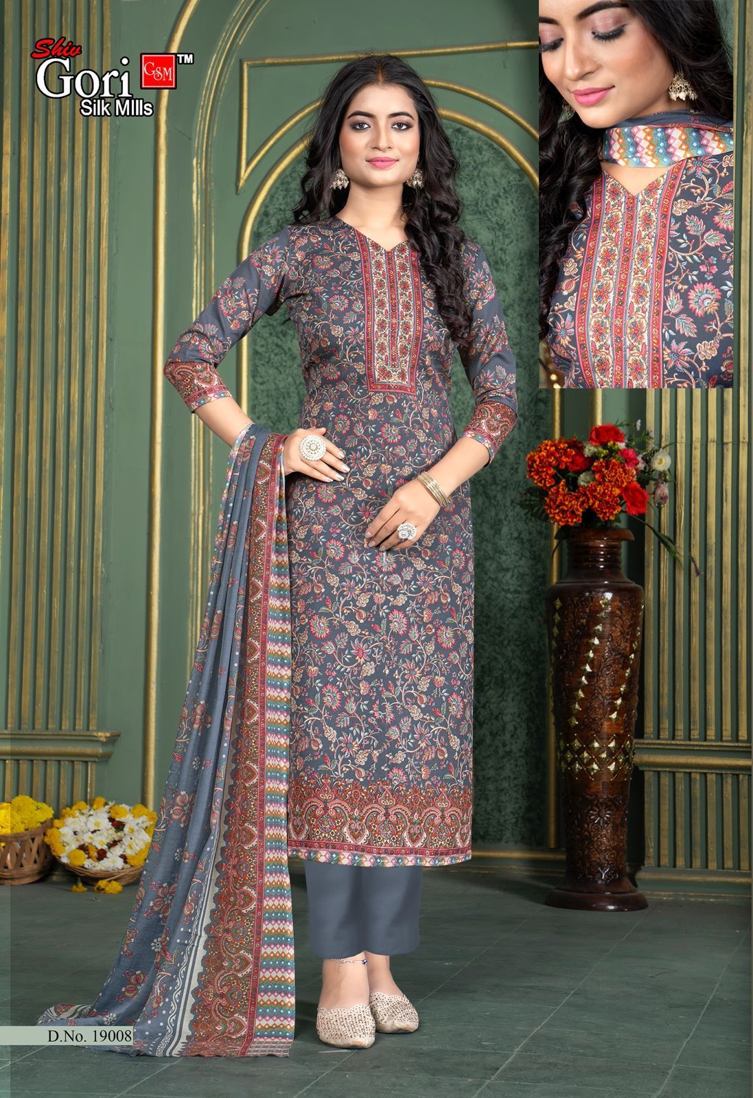 Pakizaa Vol 19 Shiv Gori Silk Mills Cotton Pant Style Suits