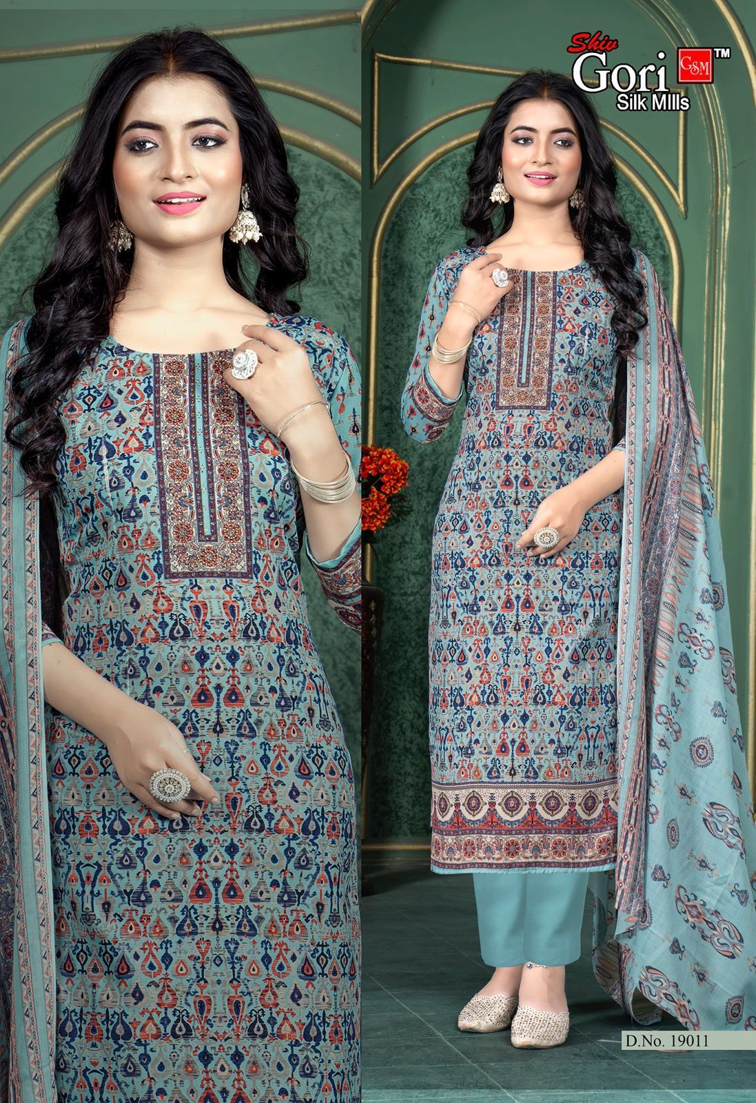 Pakizaa Vol 19 Shiv Gori Silk Mills Cotton Pant Style Suits