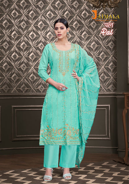 Pal Jaimala Organza Pant Style Suits