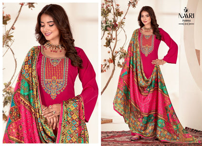 Palak Naari Chinon Plazzo Style Suits