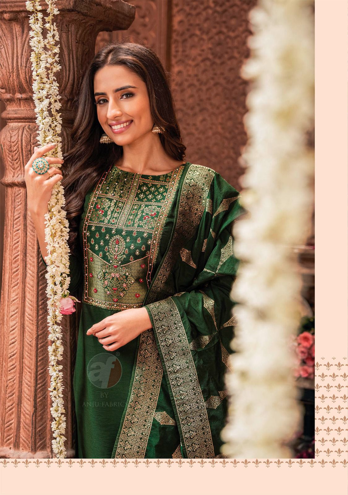 Palki Vol 3 Af Viscose Readymade Pant Style Suits