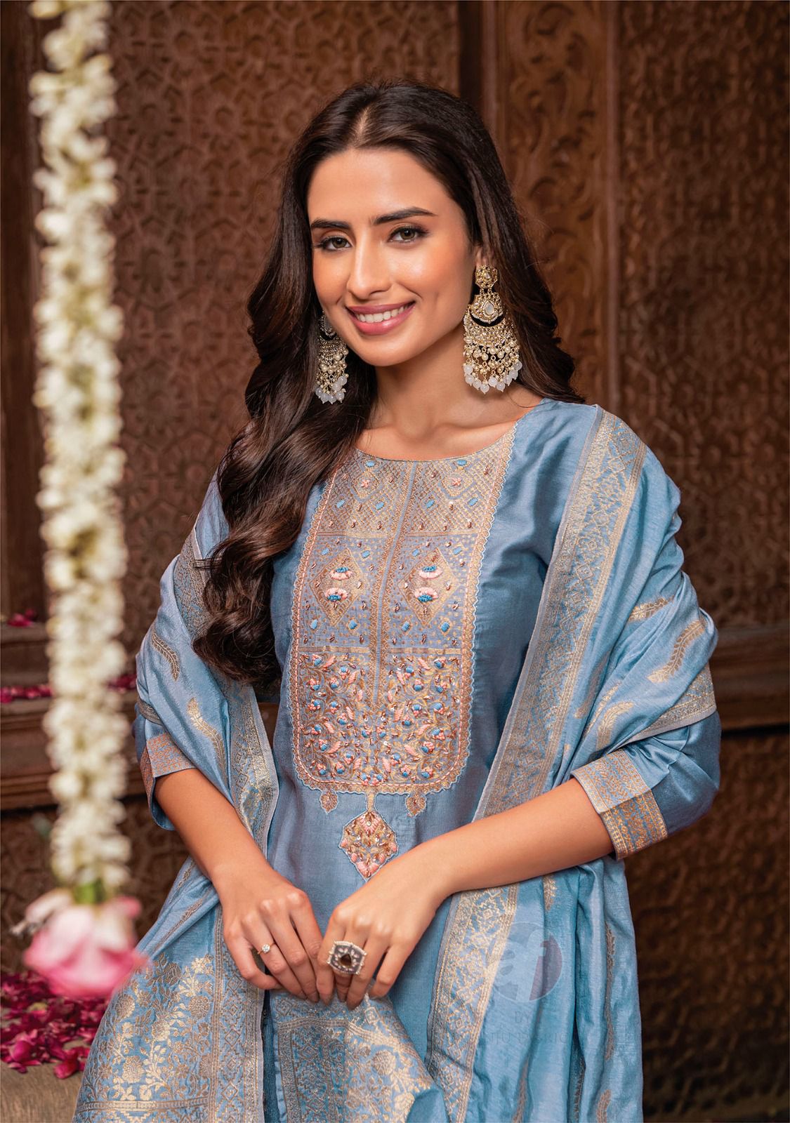 Palki Vol 3 Af Viscose Readymade Pant Style Suits