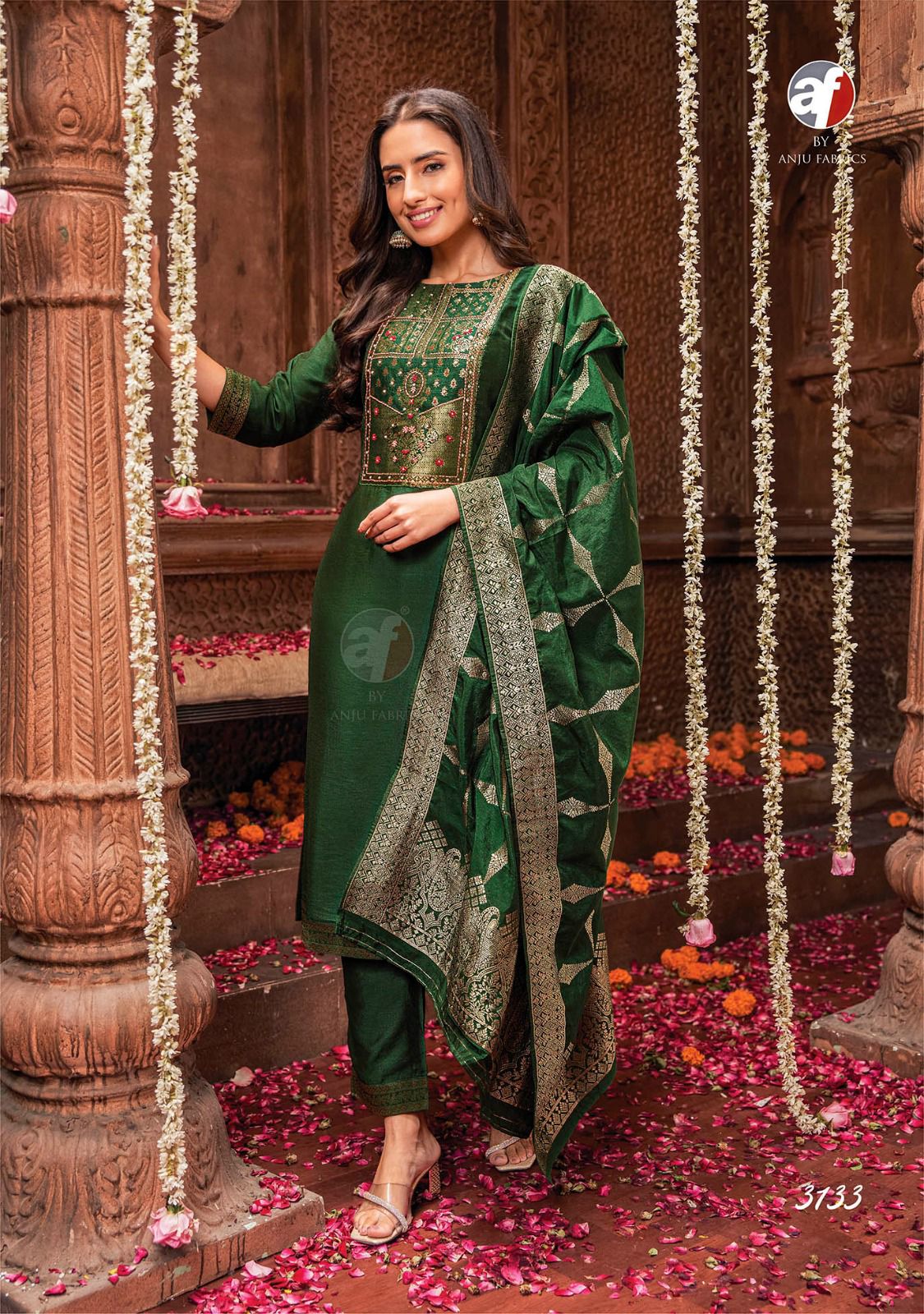Palki Vol 3 Af Viscose Readymade Pant Style Suits