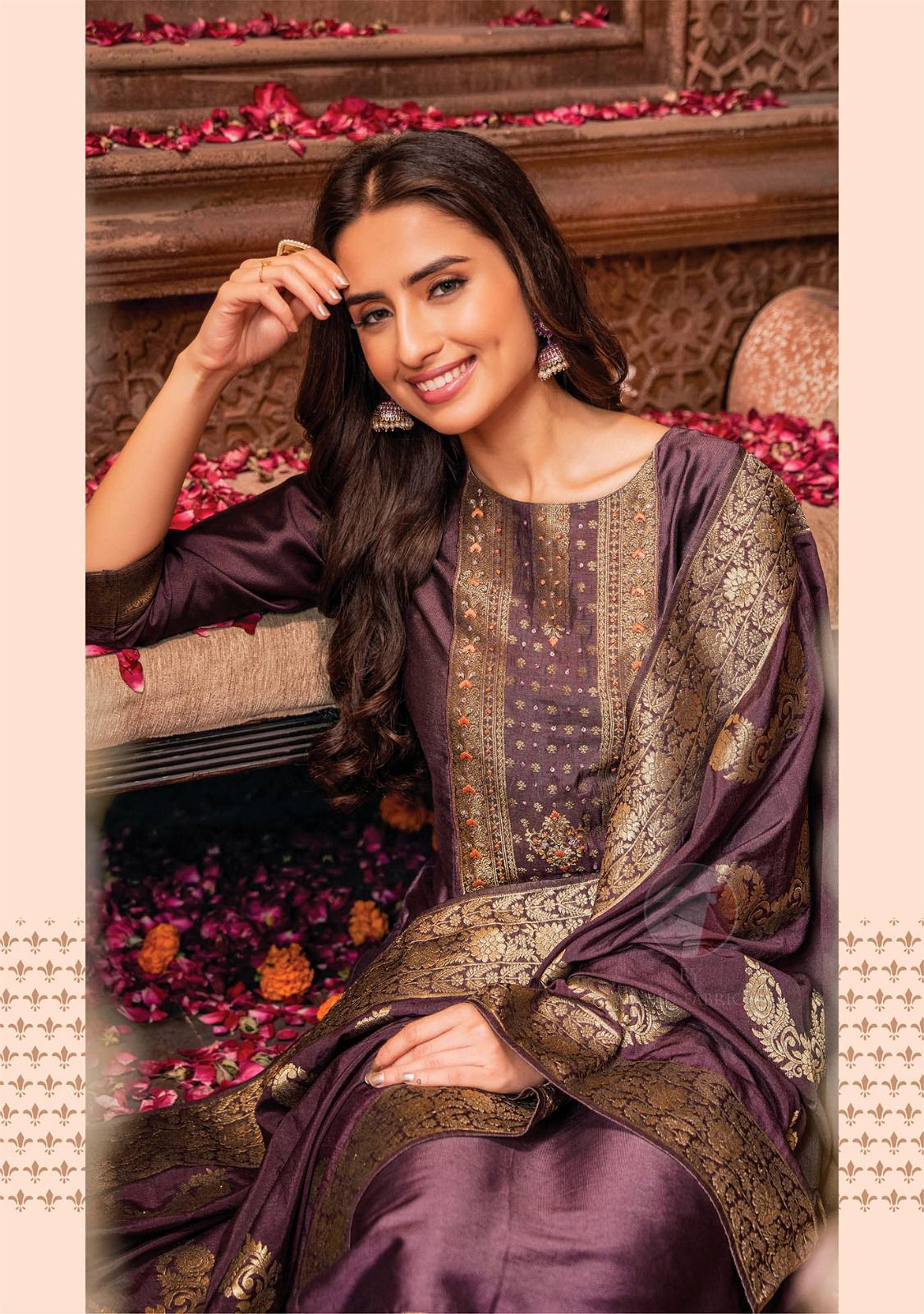 Palki Vol 3 Af Viscose Readymade Pant Style Suits