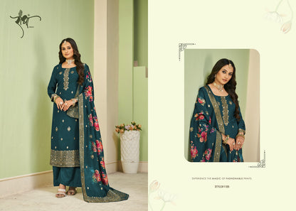 Pallavi Radha Trendz Viscose Pant Style Suits