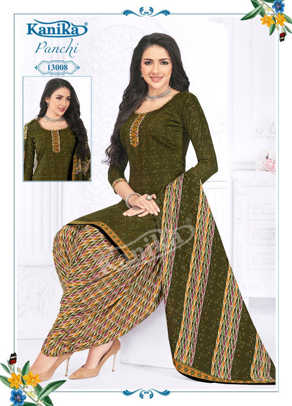 Panchi Vol 13 With Lining Kanika Readymade Cotton Patiyala Suits