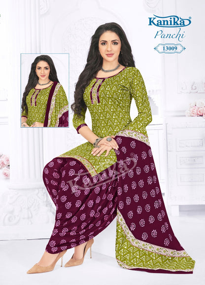 Panchi Vol 13 With Lining Kanika Readymade Cotton Patiyala Suits